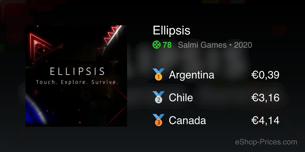 Ellipsis | Cheapest eShop Price
