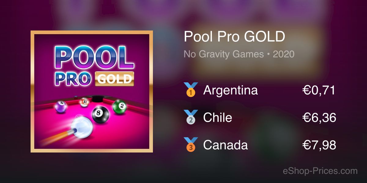 Pool Pro GOLD | Cheapest eShop Price