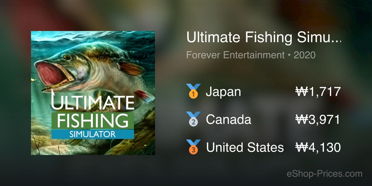 Ultimate Fishing Simulator on Nintendo Switch – South Korean Won