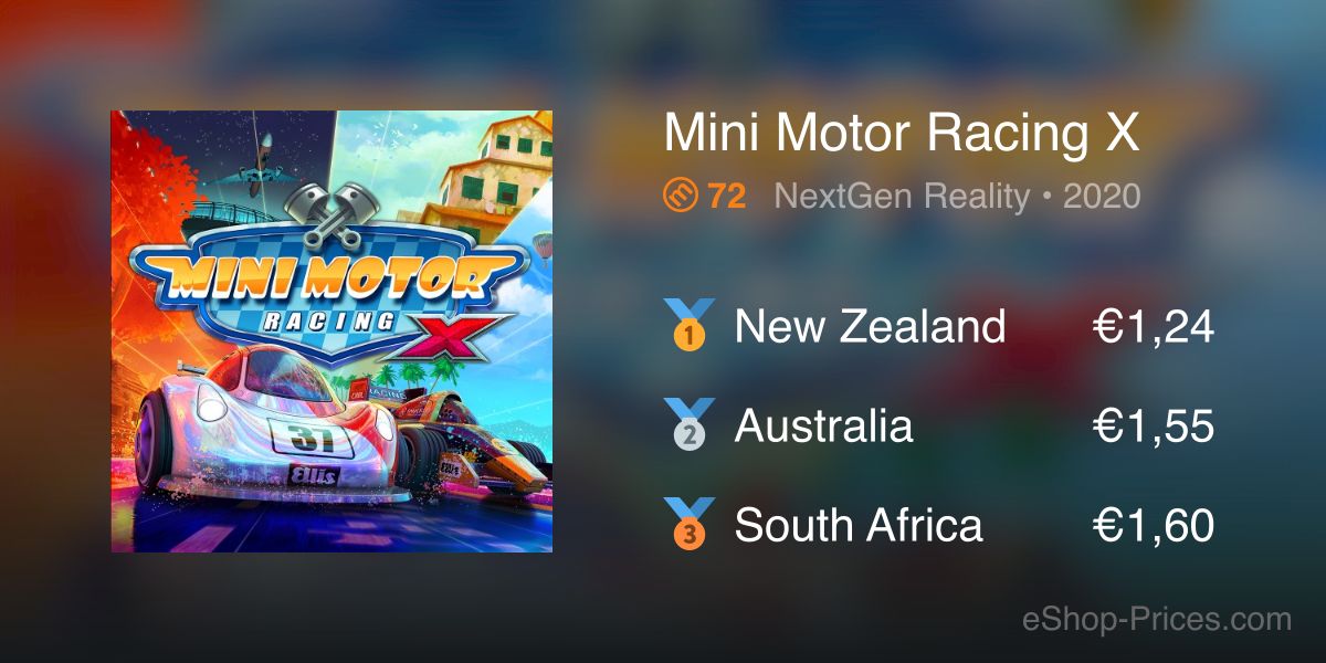 Mini Motor Racing X | Cheapest eShop Price – Thai Baht