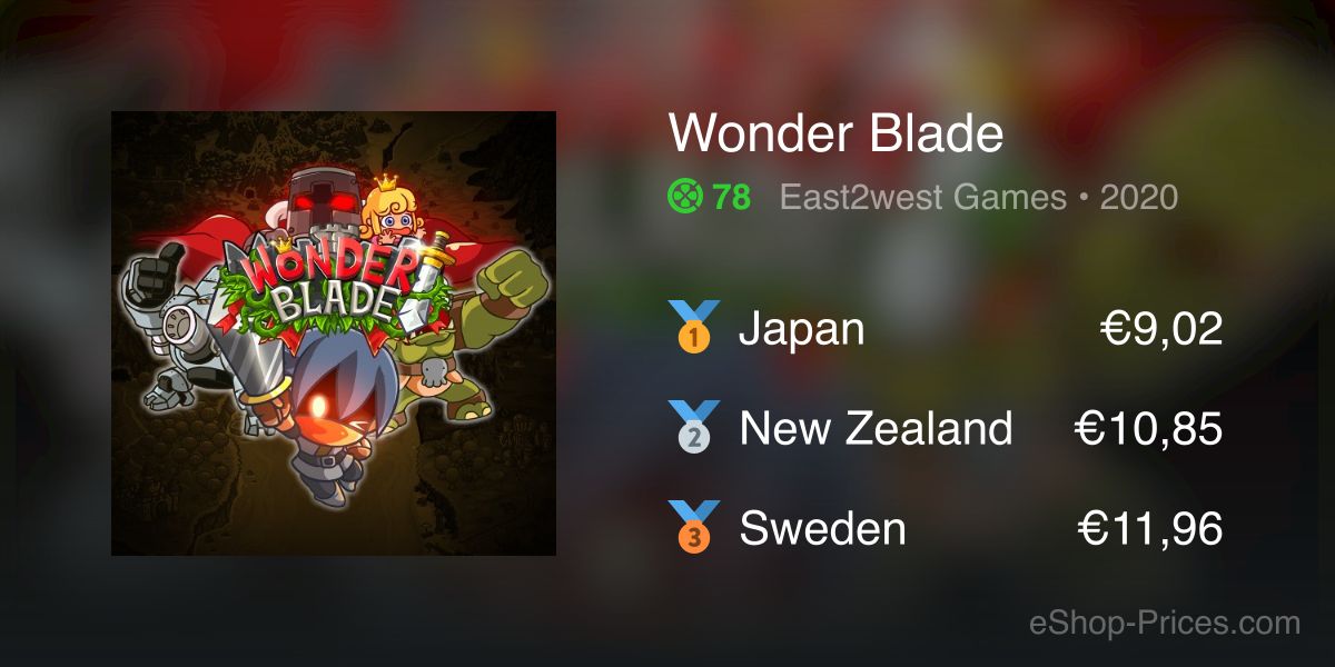 Wonder Blade | Cheapest eShop Price