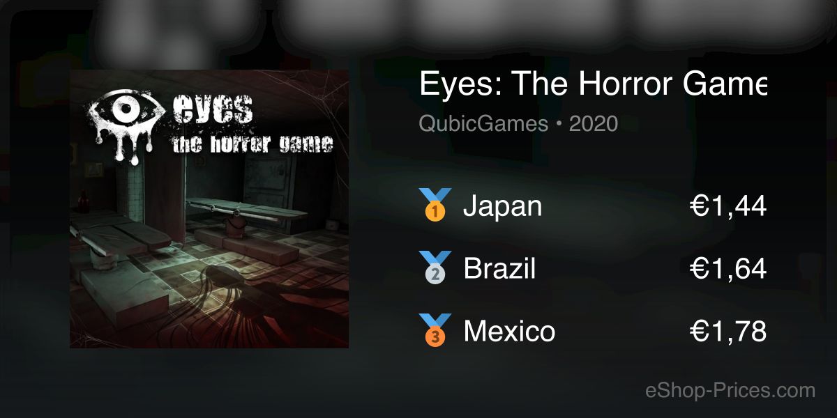 Eyes: The Horror Game Nintendo Switch — buy online and track price