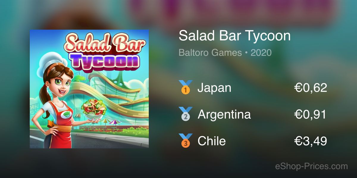 Salad Bar Tycoon on Nintendo Switch – Euro