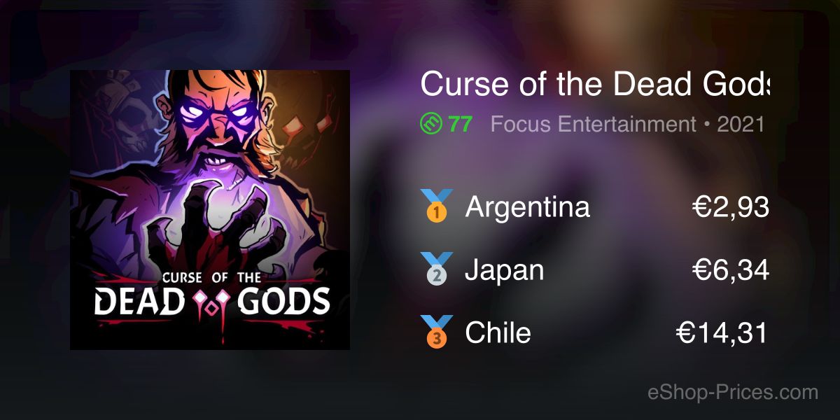 Curse of the Dead Gods on Nintendo Switch