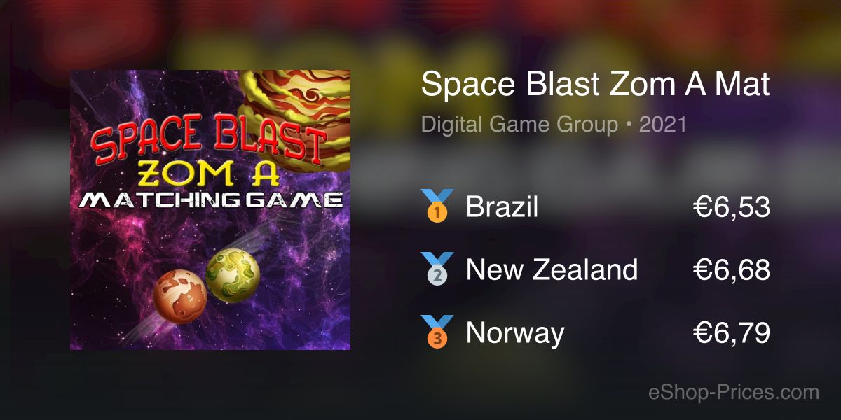 Space Blast Zom A Matching Game, Aplicações de download da Nintendo Switch, Jogos