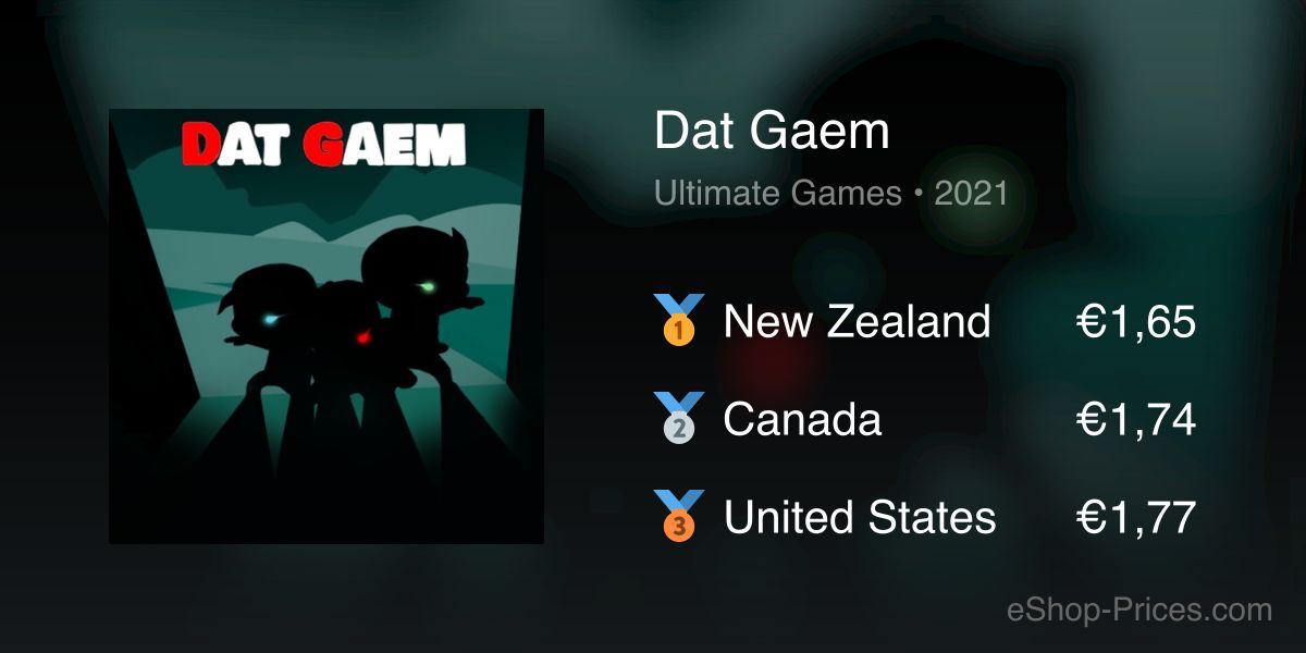 Dat Gaem | Cheapest eShop Price
