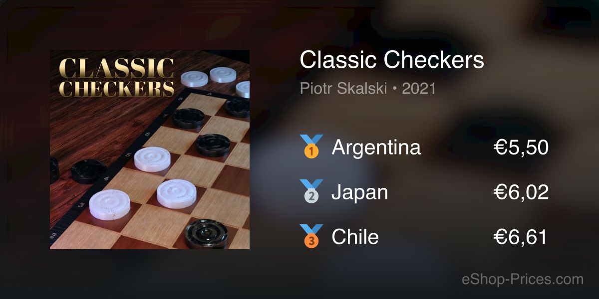 Classic Checkers | Cheapest eShop Price – Thai Baht