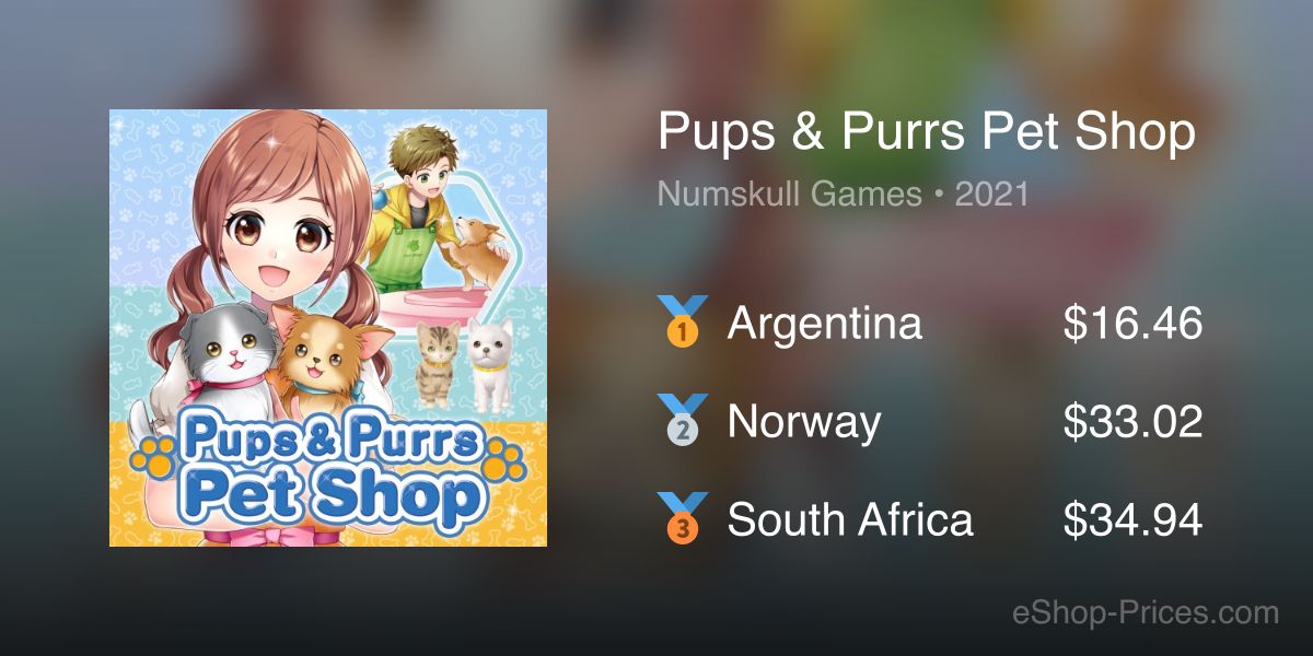 Pups & Purrs Pet Shop - Nintendo Switch™