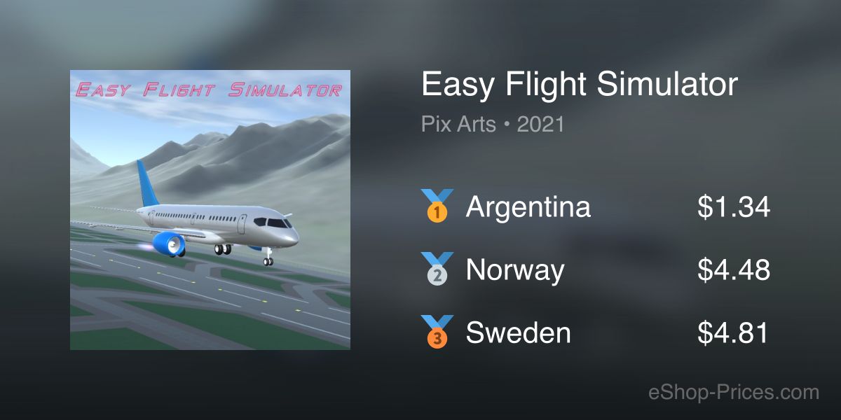 Easy Flight Simulator on Nintendo Switch – Australian Dollar