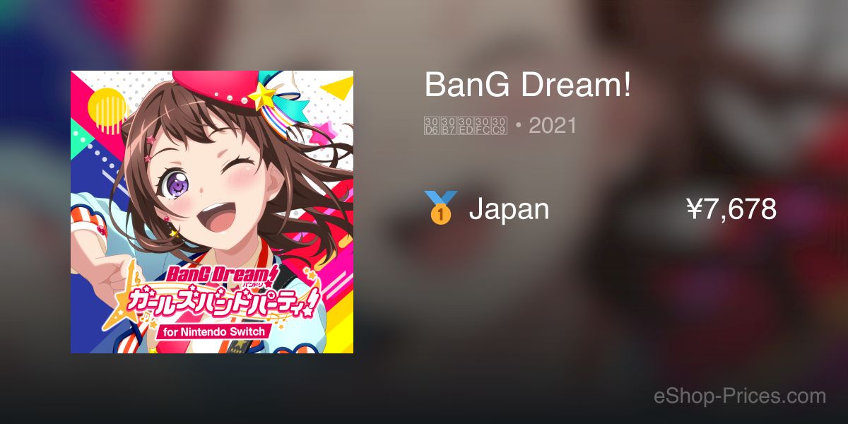 BanG Dream Nintendo Switch Version Release Date Announced