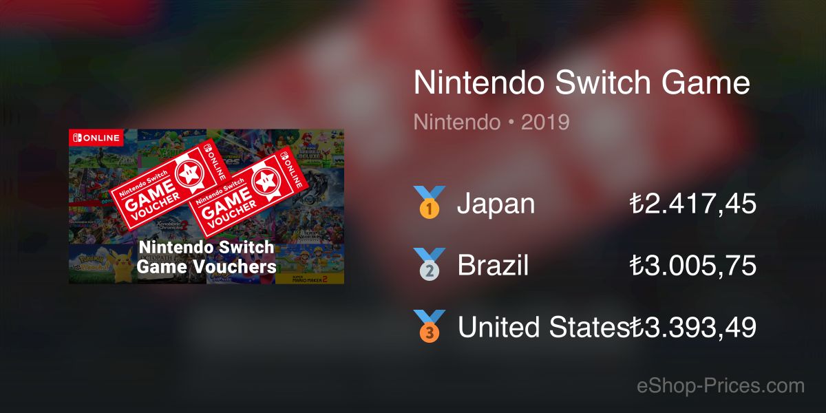 Nintendo Switch Game Vouchers