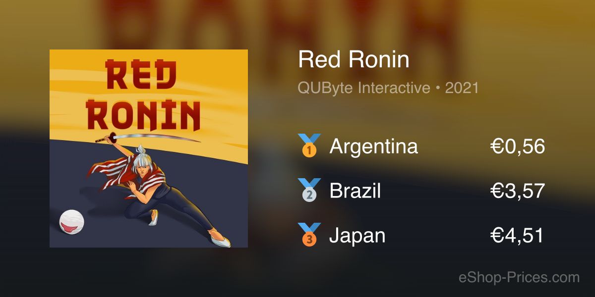 Red Ronin | Cheapest eShop Price