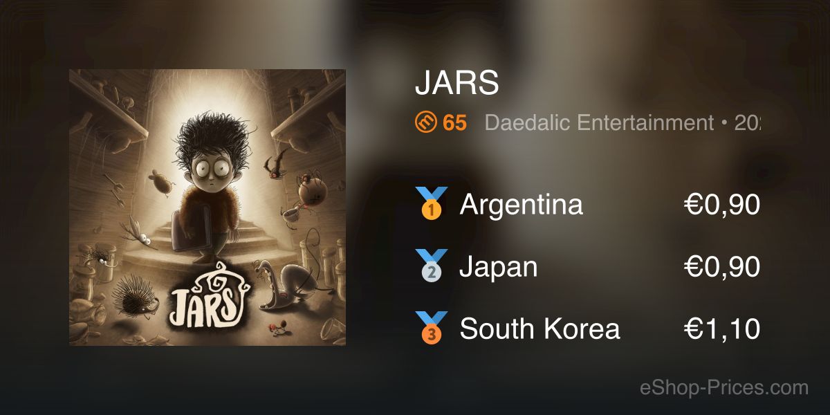 JARS | Cheapest eShop Price