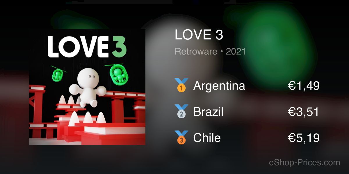 LOVE 3 | Cheapest eShop Price