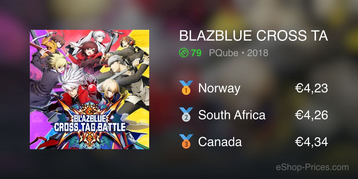 DISPONÍVEL] Jogo BlazBlue Cross Tag Battle Nintendo Switch - Rei