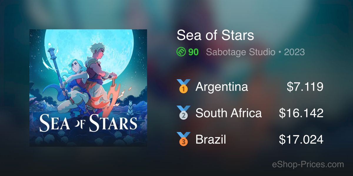 Sea of Stars - NINTENDO SWITCH PRE ORDEN, Game Store Chile, Venta de  Juegos Digitales Chile