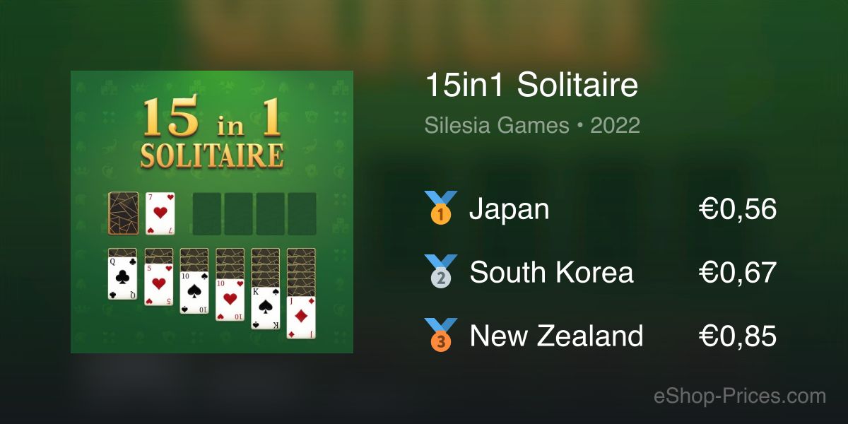 15in1 Solitaire | Cheapest eShop Price
