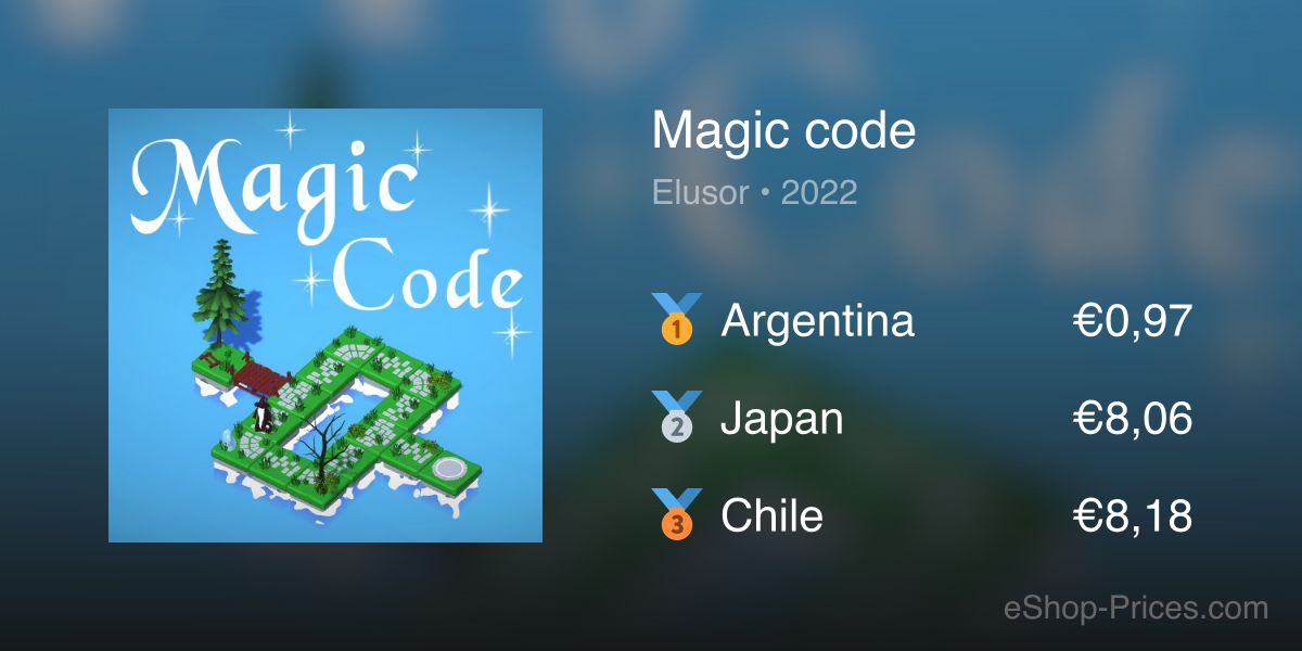 Magic code | Cheapest eShop Price