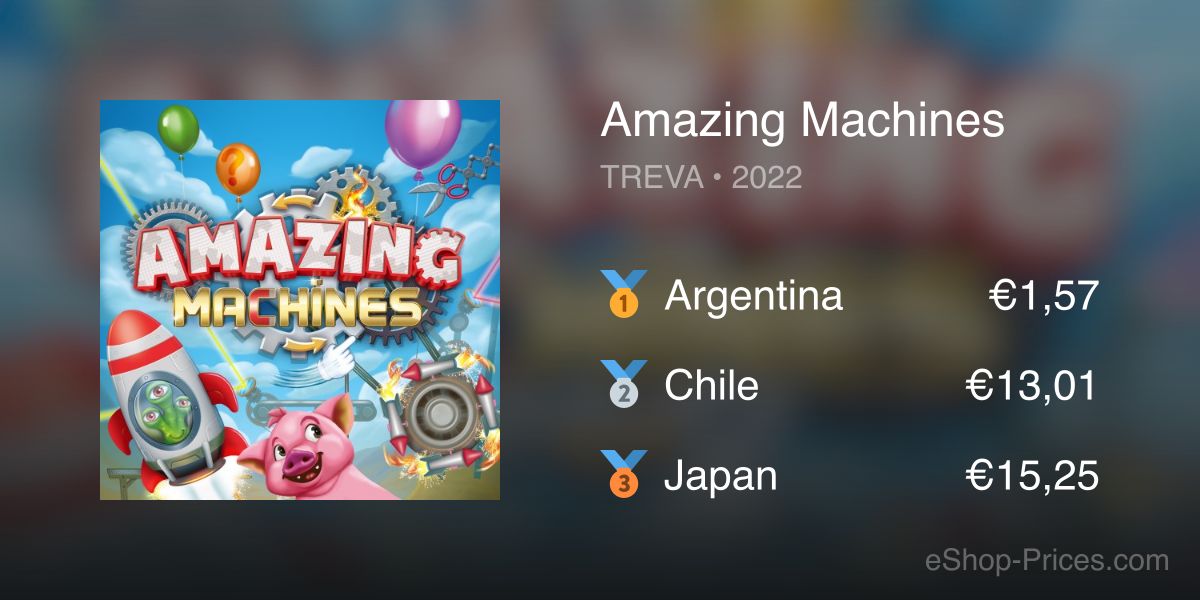 Amazing Machines | Cheapest eShop Price