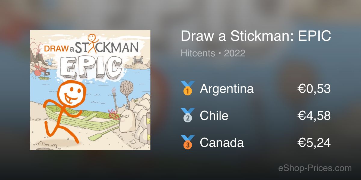 Draw a Stickman: EPIC | Cheapest eShop Price