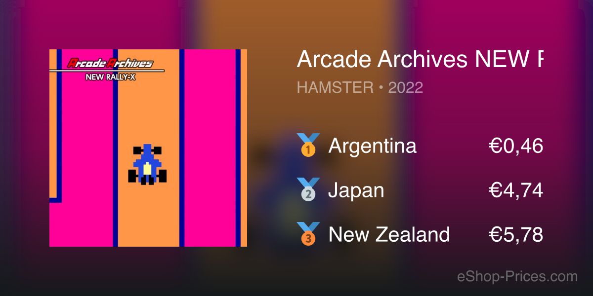 Arcade Archives NEW RALLY-X | Cheapest eShop Price