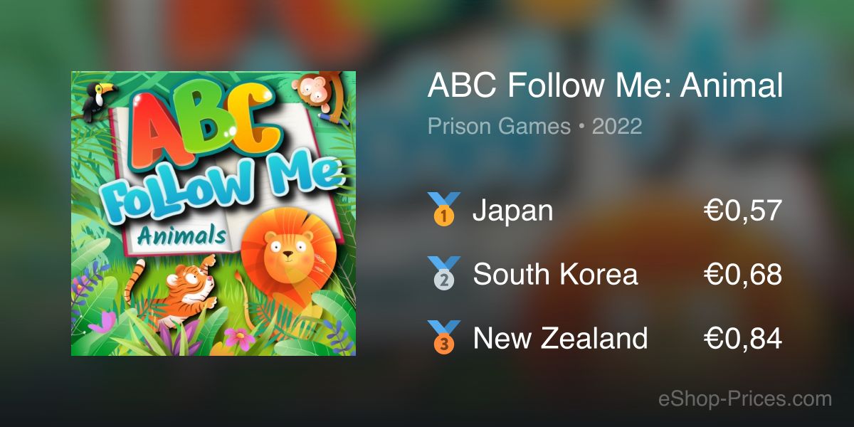 ABC Follow Me: Animals | Cheapest eShop Price