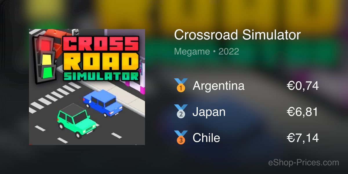 Crossroad Simulator | Cheapest eShop Price