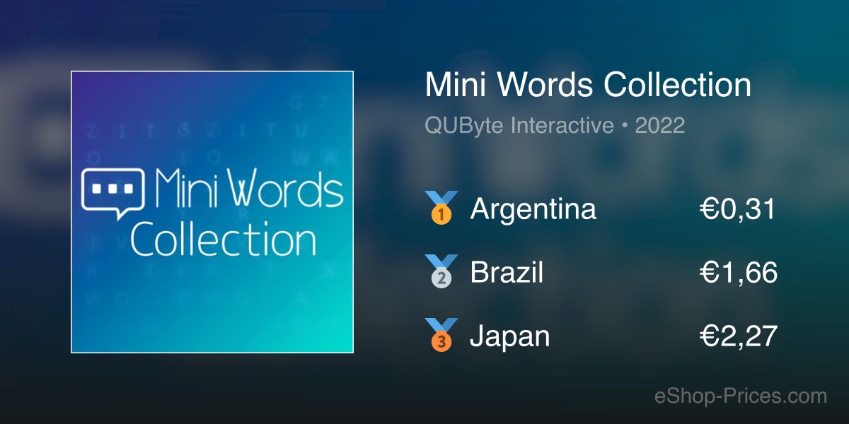 Mini Words Collection | Cheapest eShop Price