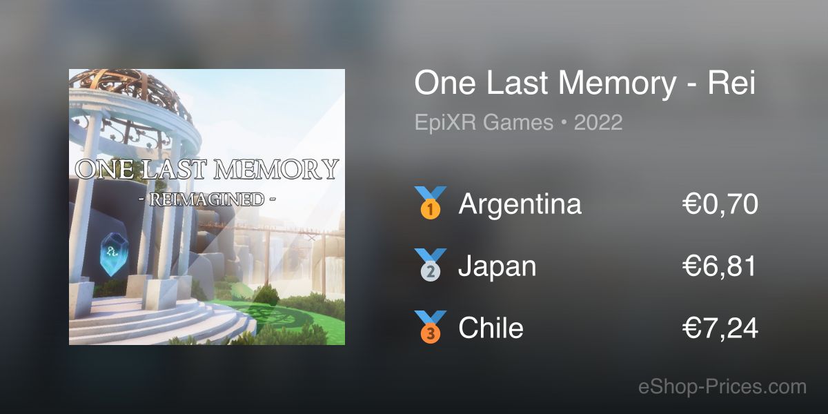 One Last Memory - Reimagined | Cheapest eShop Price