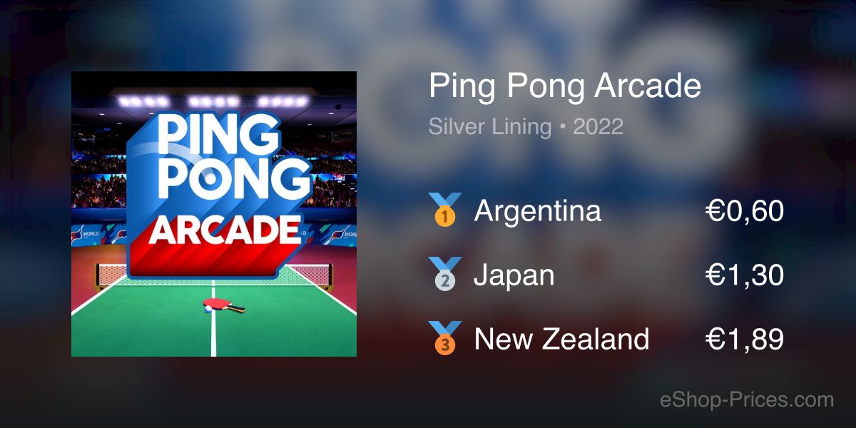 Ping Arcade Ping Pong Arcade | Cheapest eShop Price