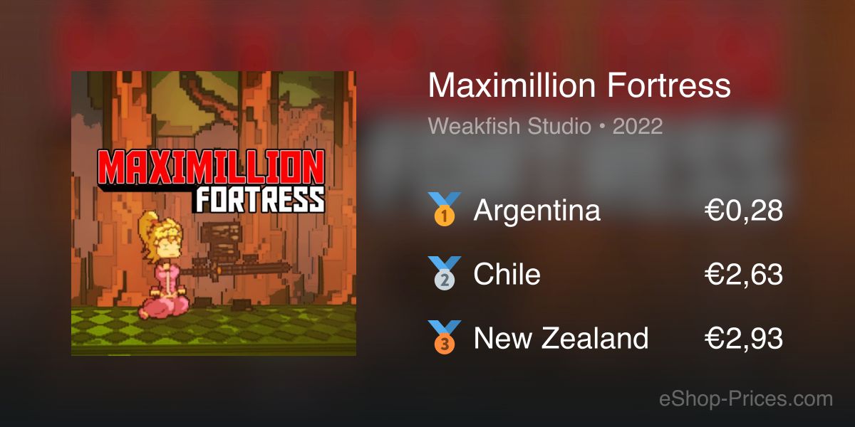 Maximillion Fortress | Cheapest eShop Price