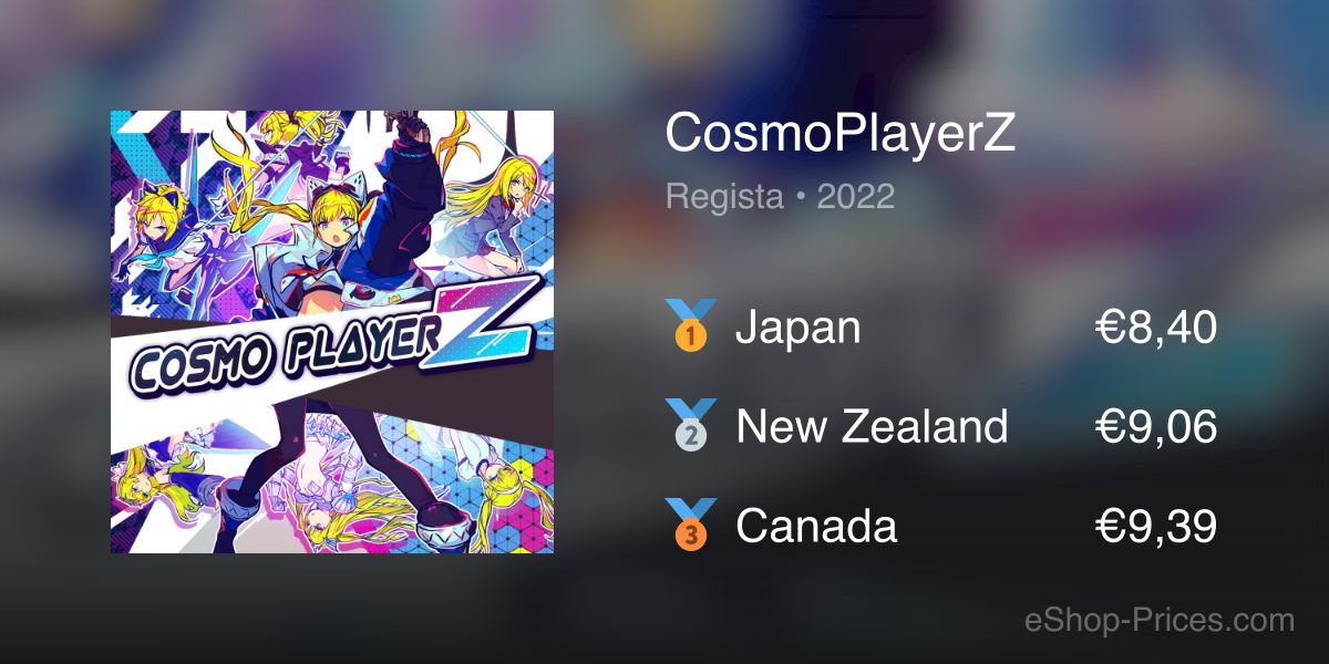 CosmoPlayerZ | Cheapest eShop Price