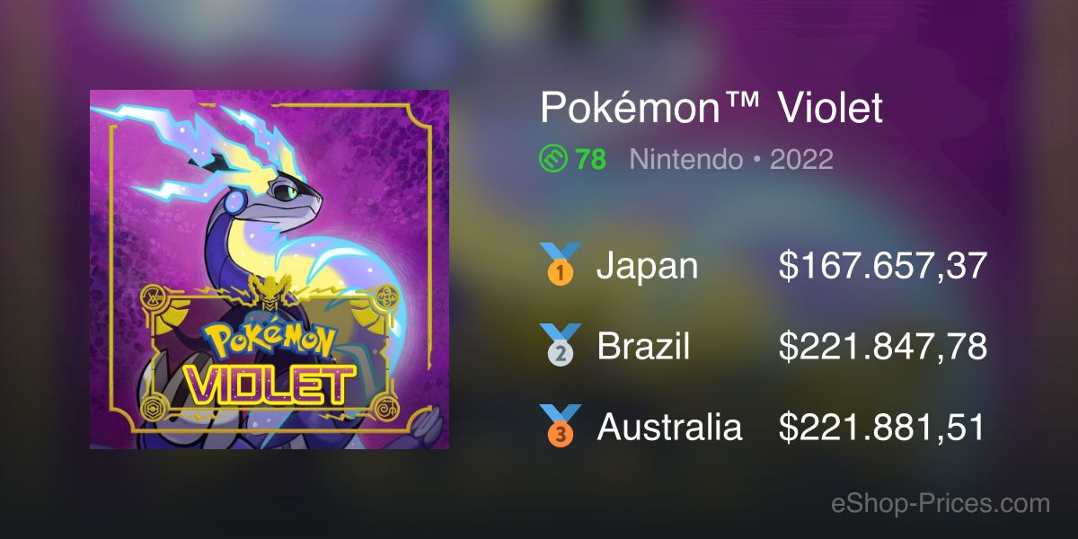 Pokémon™ Scarlet on Nintendo Switch – Colombian Peso