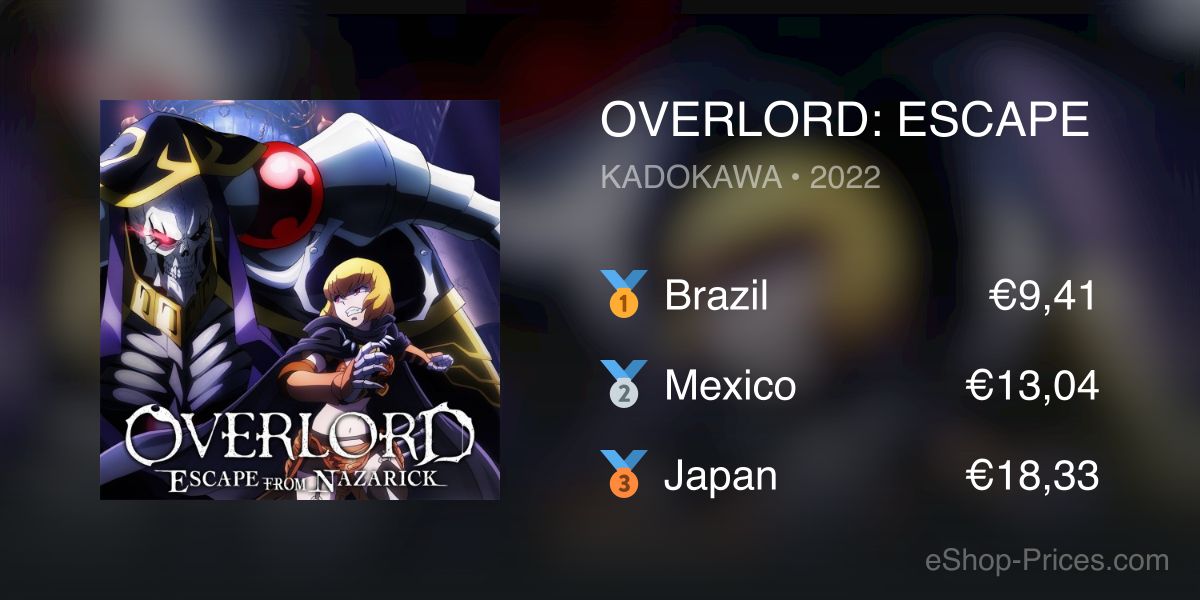 OVERLORD: Escape From Nazarick lançará mídia física para Nintendo