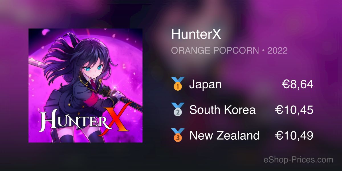 HunterX | Cheapest eShop Price
