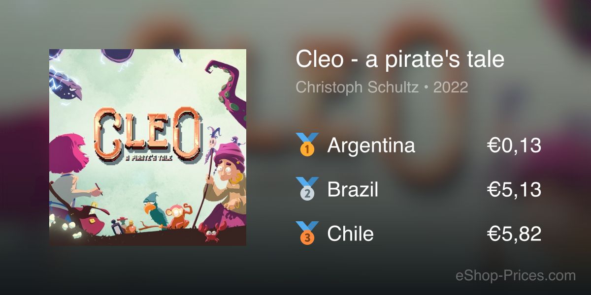 Cleo - a pirate's tale | Cheapest eShop Price