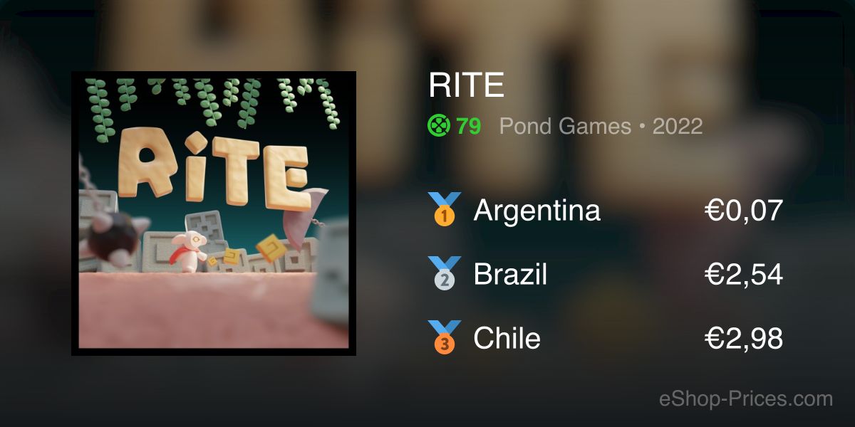 RITE | Cheapest eShop Price