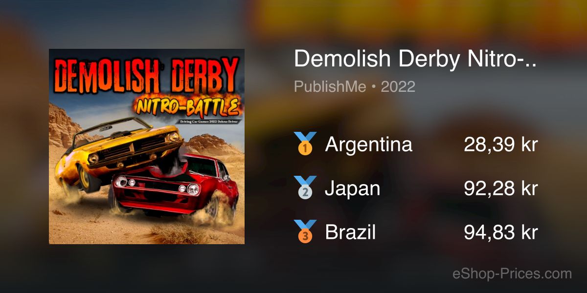 Demolish Derby Nitro-Battle Driving Car Games 2022 Deluxe Driver
